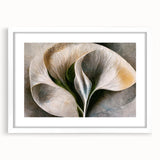 Contemporary Floral Wall Art – White Calla Lily Canvas Print
