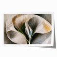 Contemporary Floral Wall Art – White Calla Lily Canvas Print