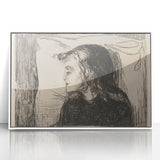 Expressionist Art: The Sick Girl | Edvard Munch Emotional Print