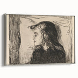 Expressionist Art: The Sick Girl | Edvard Munch Emotional Print