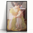 Mother and Child with Rose Scarf - Impressionist Art by Mary Cassatt