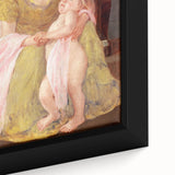 Mother and Child with Rose Scarf - Impressionist Art by Mary Cassatt