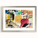 Modern Wall Art - Abstract Garden of Love - Vibrant Contemporary Decor