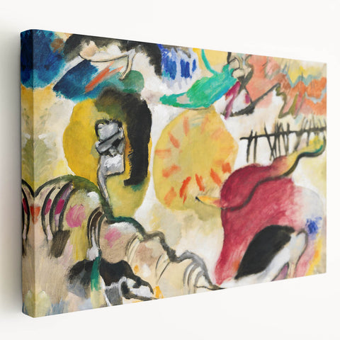 Modern Wall Art - Abstract Garden of Love - Vibrant Contemporary Decor