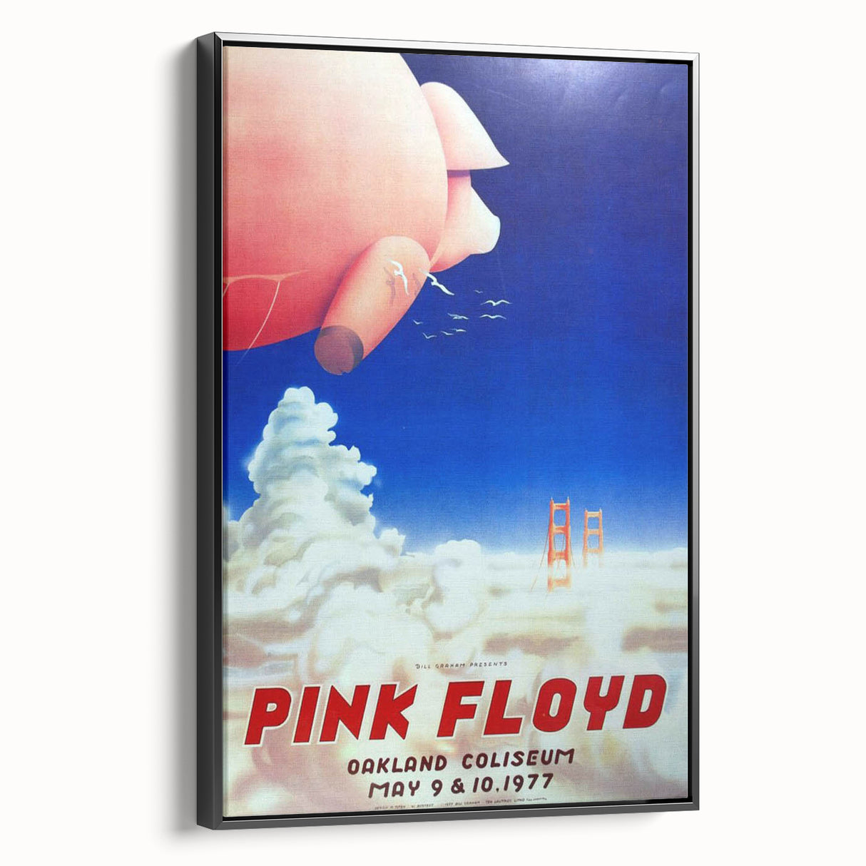 Pink Floyd Retro Poster Art – Vintage Concert Print