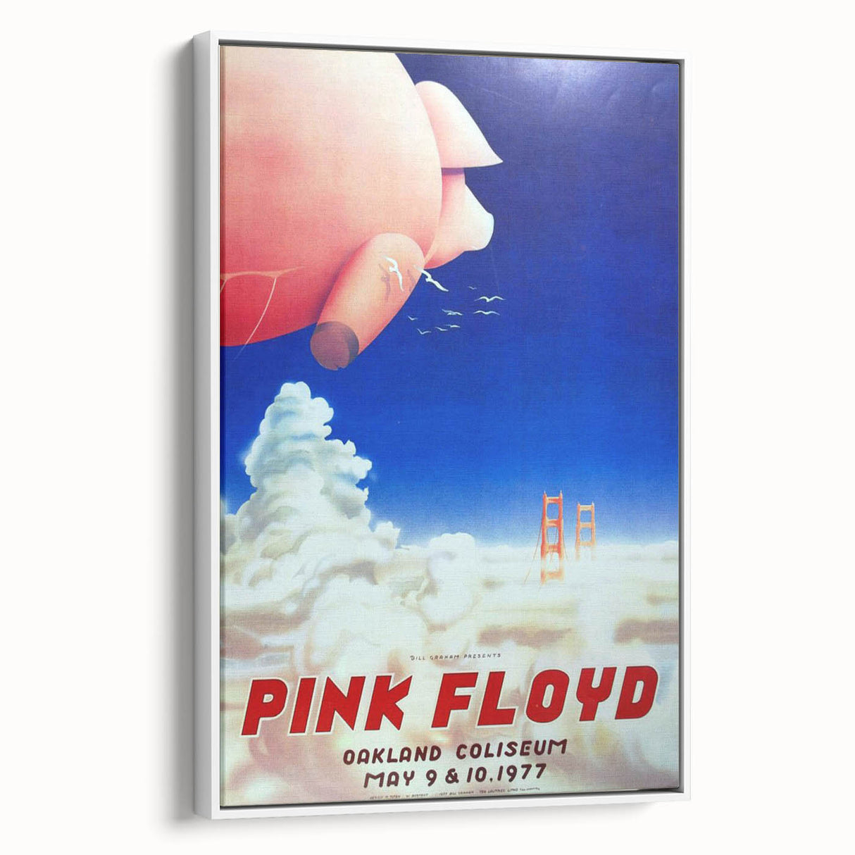 Pink Floyd Retro Poster Art – Vintage Concert Print