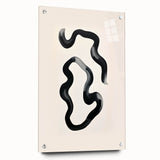Modern Dining Room Art – Black and White Abstract Wall Décor