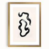 Modern Dining Room Art – Black and White Abstract Wall Décor