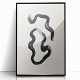 Modern Dining Room Art – Black and White Abstract Wall Décor