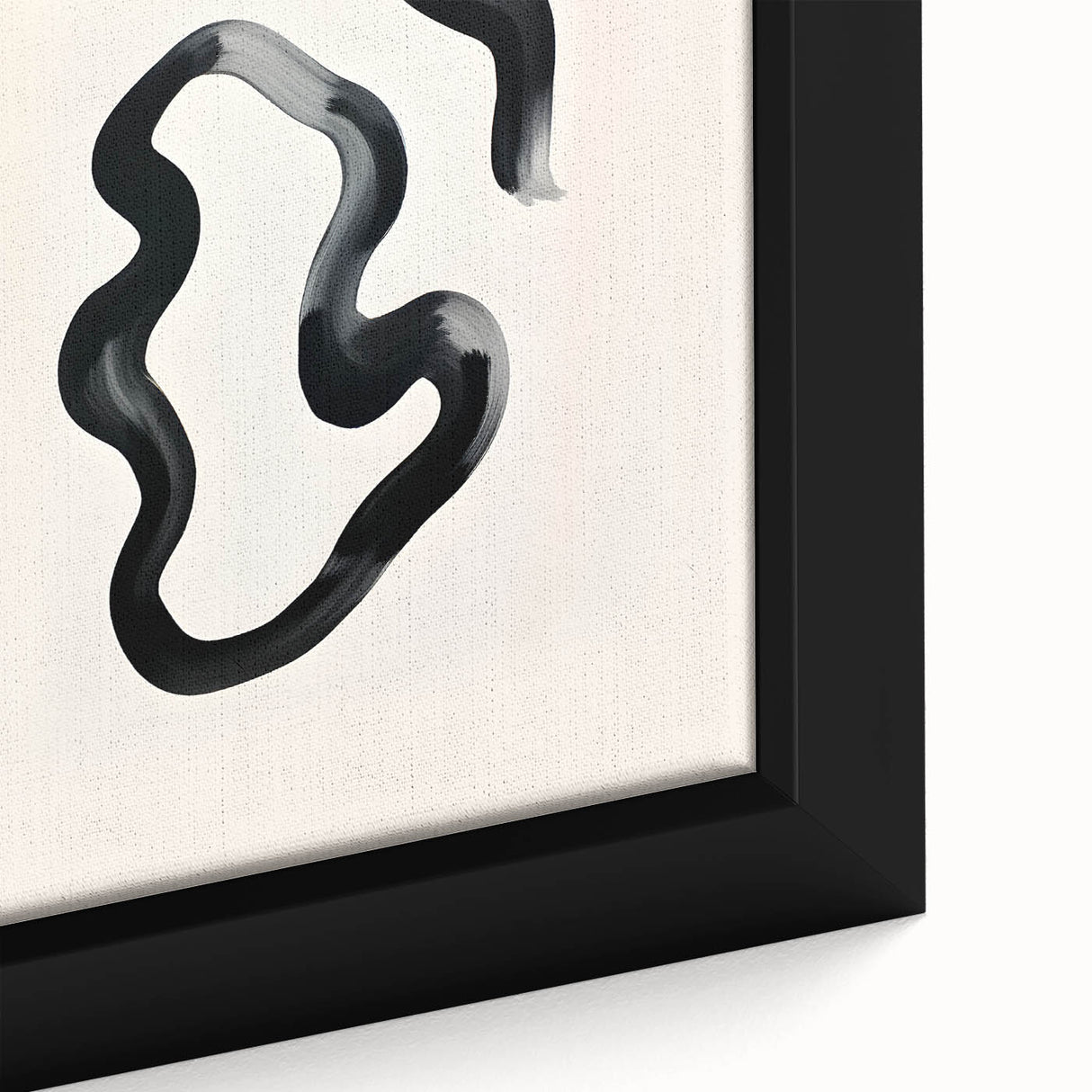 Modern Dining Room Art – Black and White Abstract Wall Décor