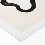 Modern Dining Room Art – Black and White Abstract Wall Décor