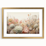 Elegant Floral Living Room Wall Art - Modern Canvas Wall Art