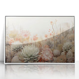 Elegant Floral Living Room Wall Art - Modern Canvas Wall Art