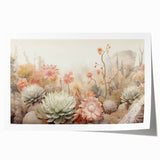 Elegant Floral Living Room Wall Art - Modern Canvas Wall Art