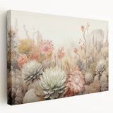 Elegant Floral Living Room Wall Art - Modern Canvas Wall Art