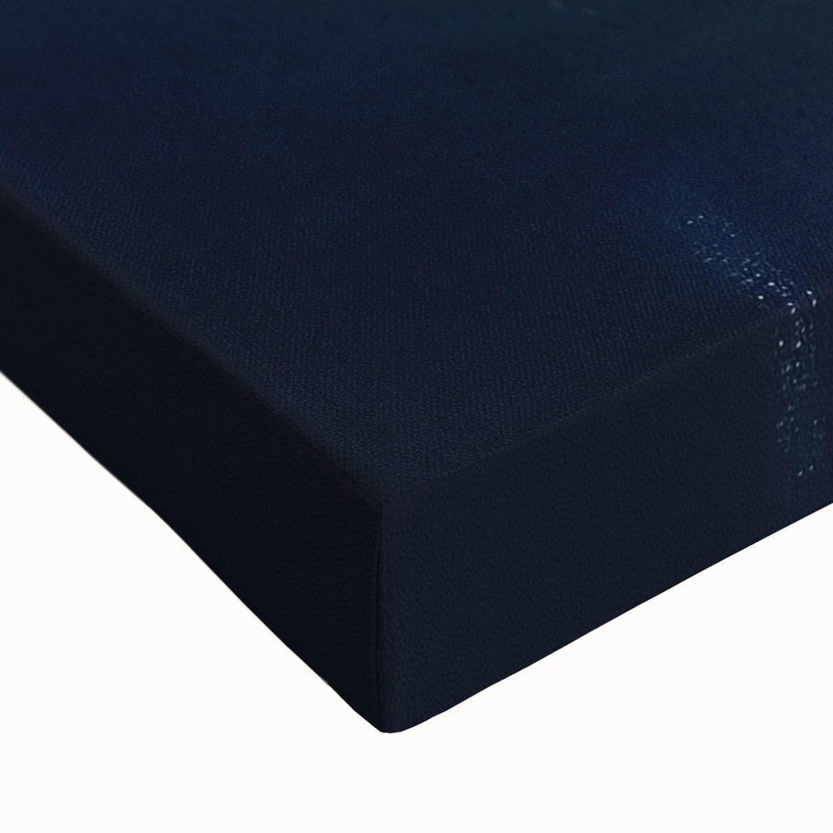 Contemporary Abstract Canvas – Bold Navy and White Minimalist Art