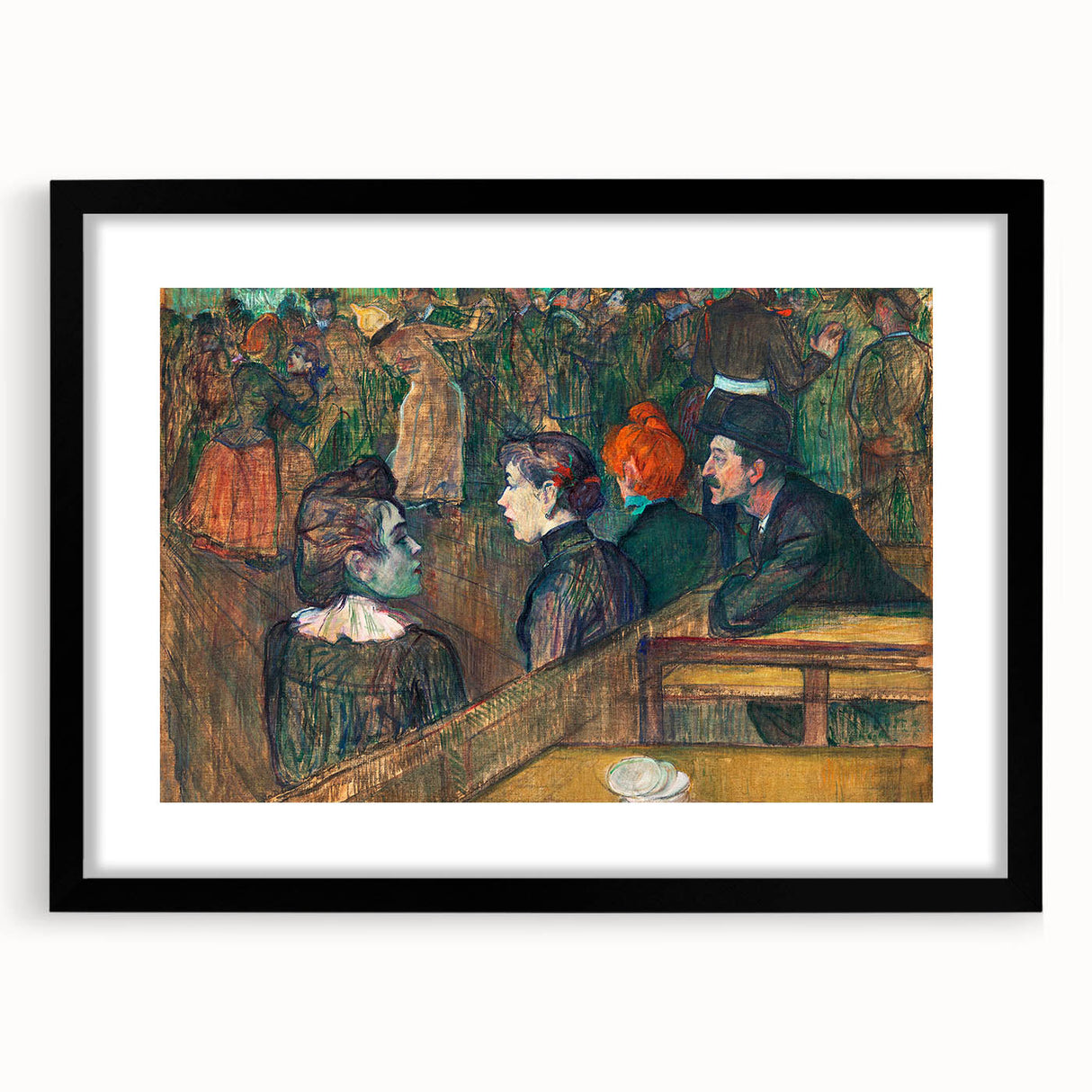 Moulin de la Galette Wall Art - Toulouse-Lautrec Impressionist Print