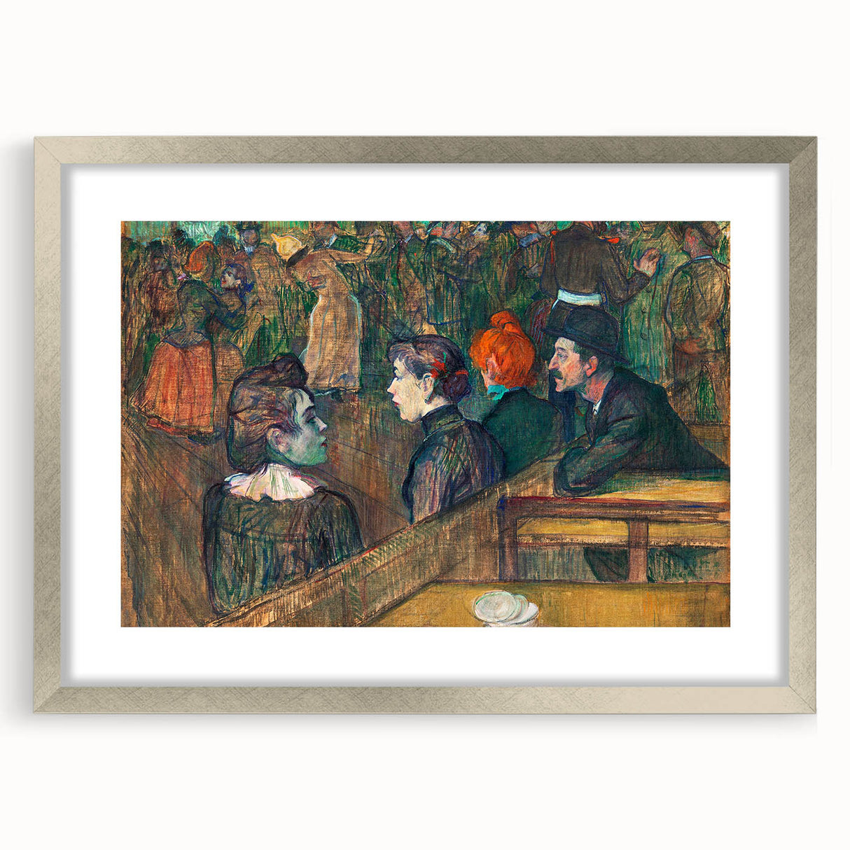 Moulin de la Galette Wall Art - Toulouse-Lautrec Impressionist Print