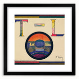 Modern Wall Art – Vibrant Abstract Pointillism in Bold Mixed Colors