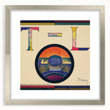 Modern Wall Art – Vibrant Abstract Pointillism in Bold Mixed Colors