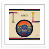 Modern Wall Art – Vibrant Abstract Pointillism in Bold Mixed Colors