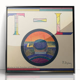 Modern Wall Art – Vibrant Abstract Pointillism in Bold Mixed Colors