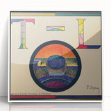 Modern Wall Art – Vibrant Abstract Pointillism in Bold Mixed Colors