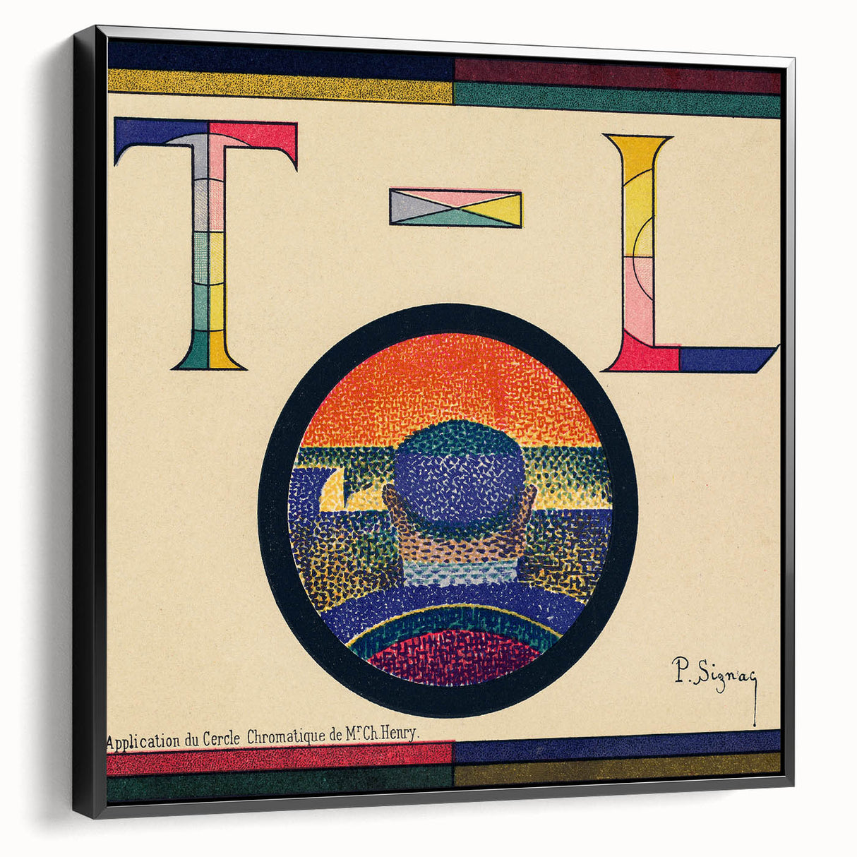 Modern Wall Art – Vibrant Abstract Pointillism in Bold Mixed Colors