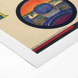 Modern Wall Art – Vibrant Abstract Pointillism in Bold Mixed Colors