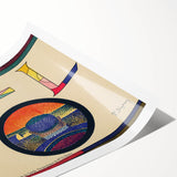 Modern Wall Art – Vibrant Abstract Pointillism in Bold Mixed Colors