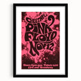 Pink Floyd Retro Poster Art – Vintage Concert Print
