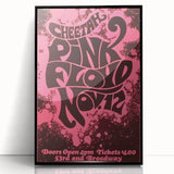 Pink Floyd Retro Poster Art – Vintage Concert Print