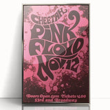 Pink Floyd Retro Poster Art – Vintage Concert Print