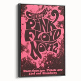 Pink Floyd Retro Poster Art – Vintage Concert Print