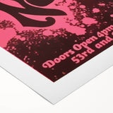 Pink Floyd Retro Poster Art – Vintage Concert Print