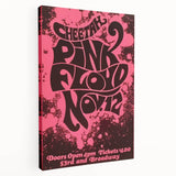 Pink Floyd Retro Poster Art – Vintage Concert Print