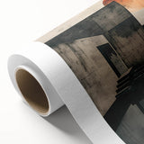 Architectural Dining Room Wall Art – Industrial Sunset Canvas Print