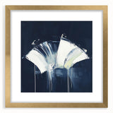 Geometric Abstract Wall Decor – Navy Minimalist Modern Canvas Art