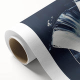 Geometric Abstract Wall Decor – Navy Minimalist Modern Canvas Art