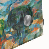 Mount Sainte-Victoire Landscape - Cézanne Impressionist Canvas Print