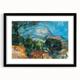 Mount Sainte-Victoire Landscape - Cézanne Impressionist Canvas Print