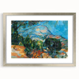 Mount Sainte-Victoire Landscape - Cézanne Impressionist Canvas Print