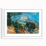 Mount Sainte-Victoire Landscape - Cézanne Impressionist Canvas Print