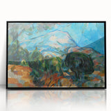 Mount Sainte-Victoire Landscape - Cézanne Impressionist Canvas Print