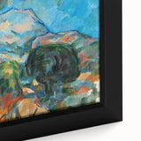 Mount Sainte-Victoire Landscape - Cézanne Impressionist Canvas Print