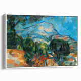 Mount Sainte-Victoire Landscape - Cézanne Impressionist Canvas Print