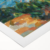 Mount Sainte-Victoire Landscape - Cézanne Impressionist Canvas Print