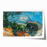 Mount Sainte-Victoire Landscape - Cézanne Impressionist Canvas Print