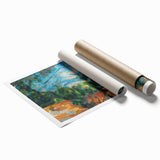 Mount Sainte-Victoire Landscape - Cézanne Impressionist Canvas Print