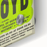 Pink Floyd Retro Concert Poster – Vintage 1970s Print